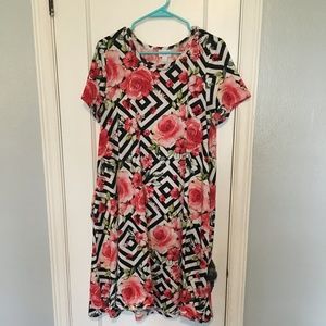 LuLaRoe Jessie A-Line Dress with Pockets